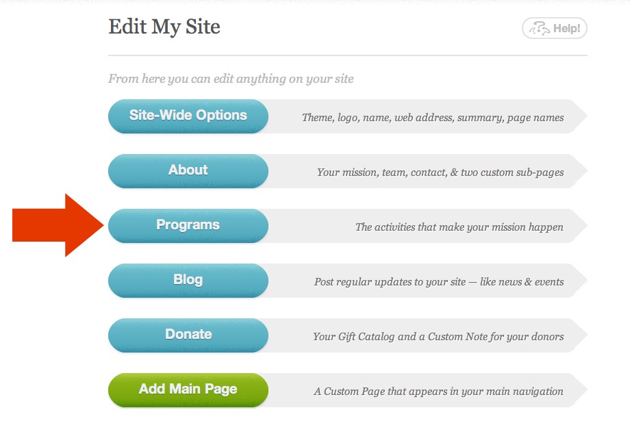 Rename page link