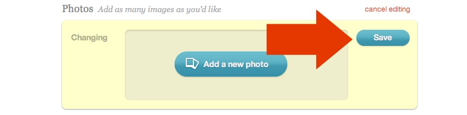 Save button