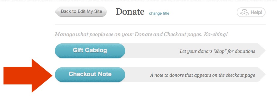 Bellstrike Add/Change button on donate page